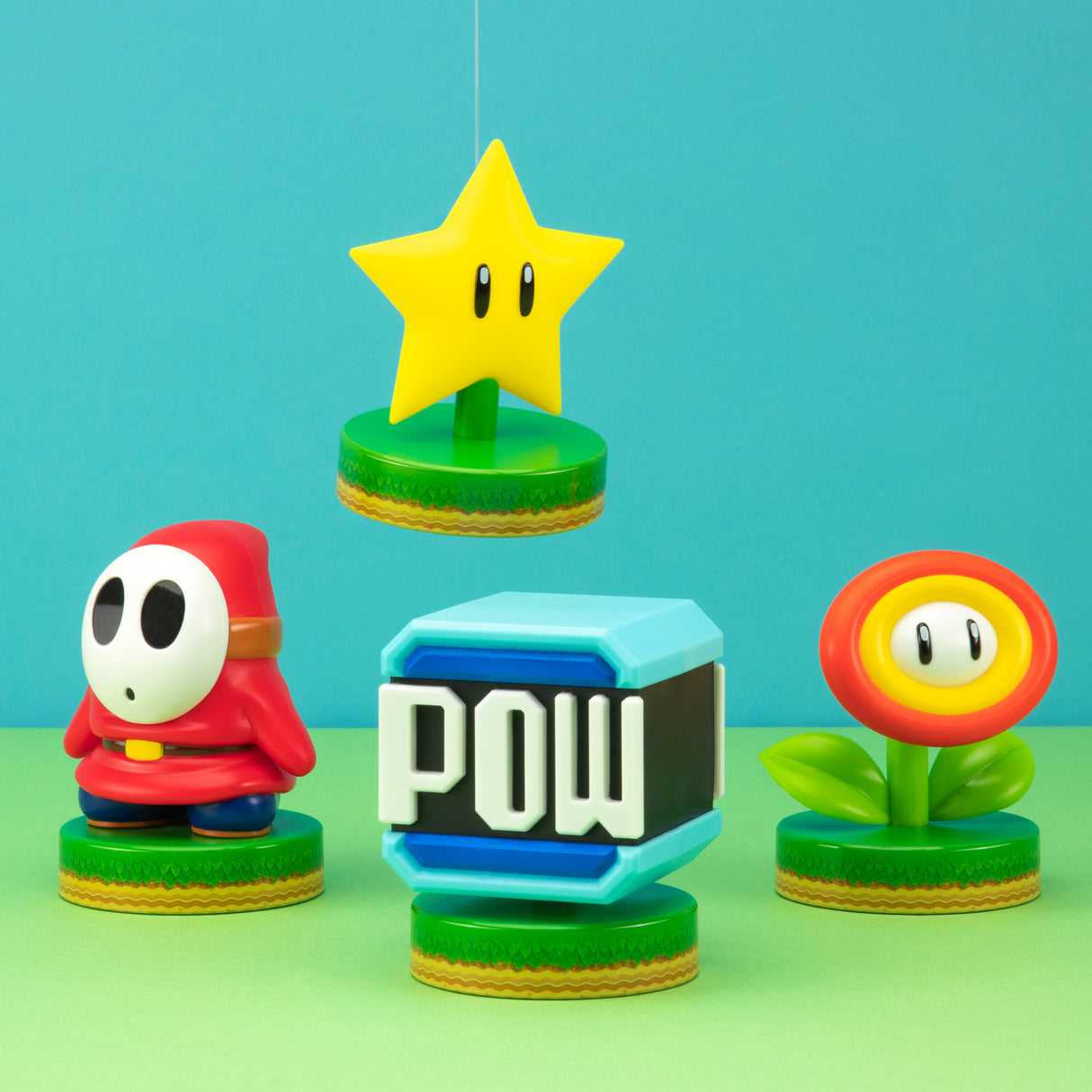 Super Mario Feuerblume Dekolampe