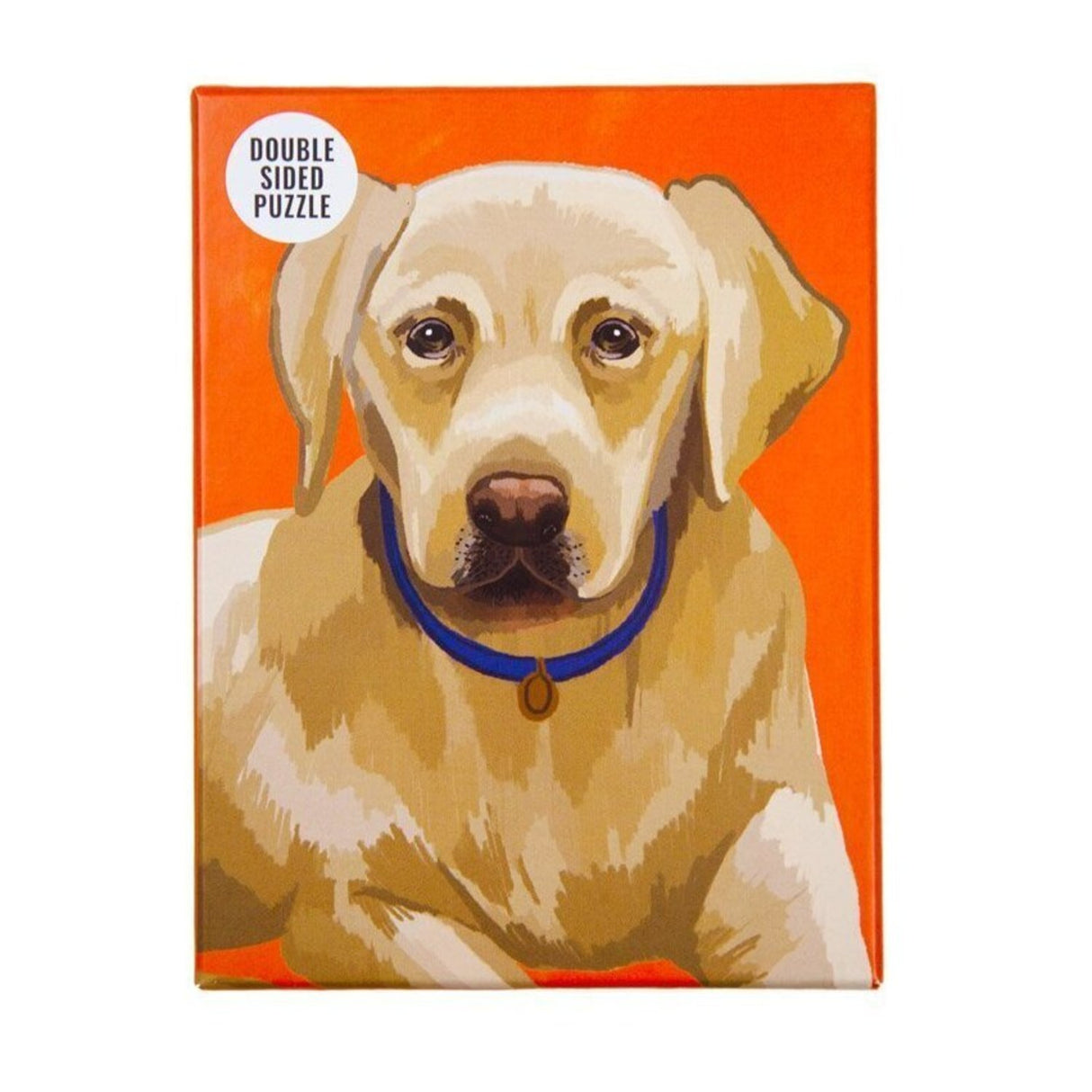 Labrador Hunde Puzzle mit zwei Seiten und 100 Teilen