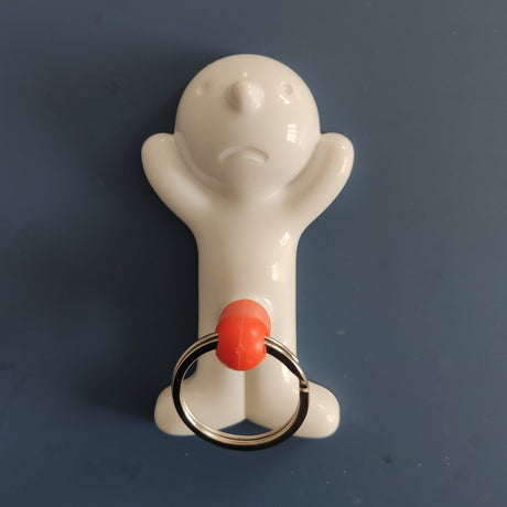 Mr. P Schlüsselhalter mit Magnet in orange