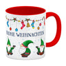 Frohe Weihnachten Wichtel Kaffeebecher