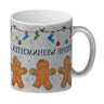 Frohe Weihnachten Lebkuchenmann Kaffeebecher