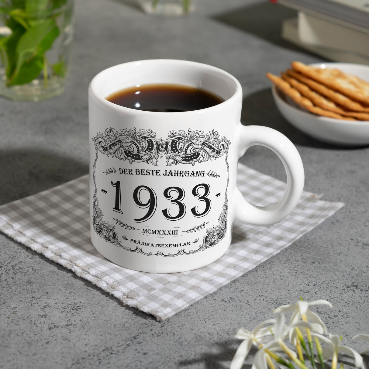 1933 der beste Jahrgang Kaffeebecher