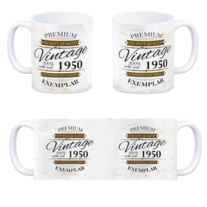 Vintage Tasse 100% echt seit 1950 - Premium Exemplar - Zur Perfektion gereift -