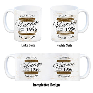 Vintage Tasse 100% echt seit 1956 - Premium Exemplar - Zur Perfektion gereift -