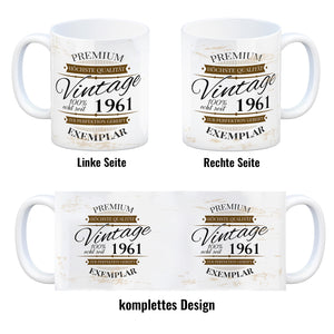 Vintage Tasse 100% echt seit 1961 - Premium Exemplar - Zur Perfektion gereift -