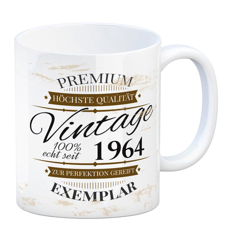 Vintage Tasse 100% echt seit 1964 - Premium Exemplar - Zur Perfektion gereift -
