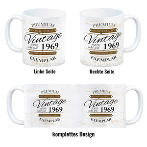 Vintage Tasse 100% echt seit 1969 - Premium Exemplar - Zur Perfektion gereift -