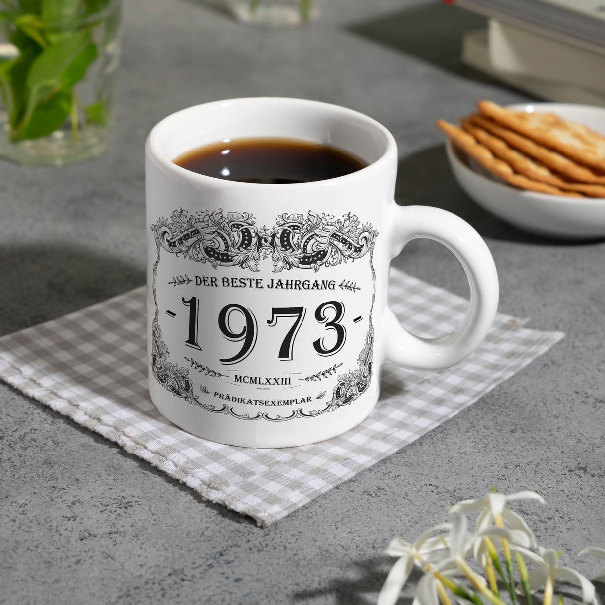 1973 der beste Jahrgang Kaffeebecher