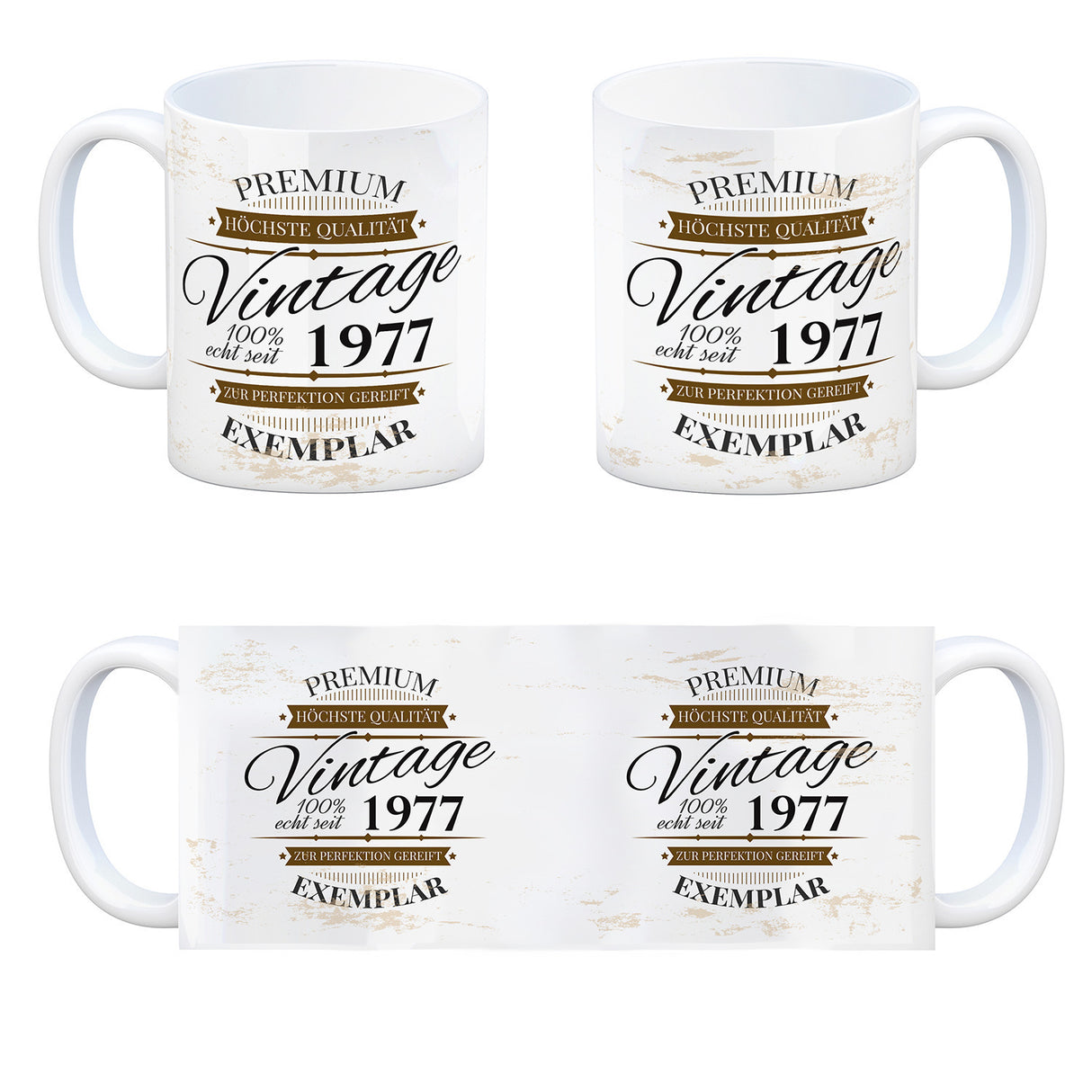 Vintage Tasse 100% echt seit 1977 - Premium Exemplar - Zur Perfektion gereift -
