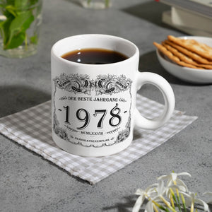 1978 der beste Jahrgang Kaffeebecher