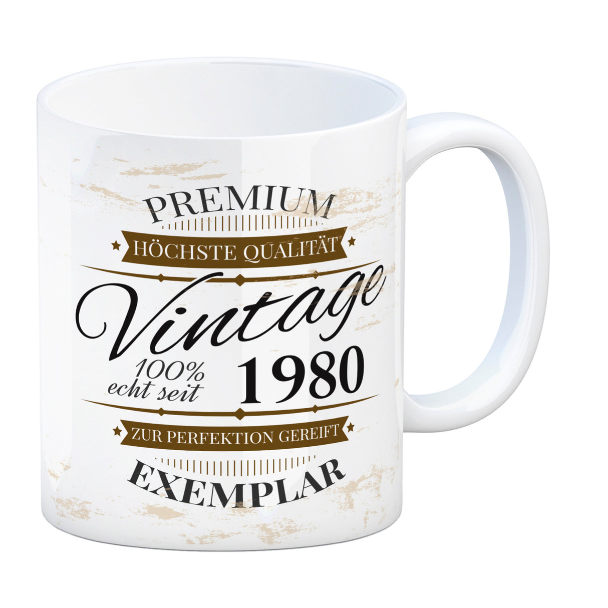 Vintage Tasse 100% echt seit 1980 - Premium Exemplar - Zur Perfektion gereift -