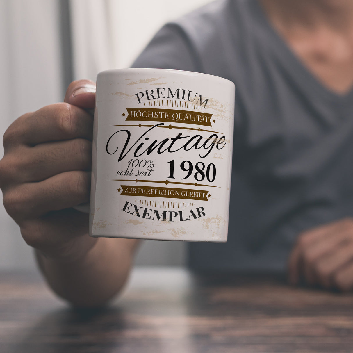 Vintage Tasse 100% echt seit 1980 - Premium Exemplar - Zur Perfektion gereift -