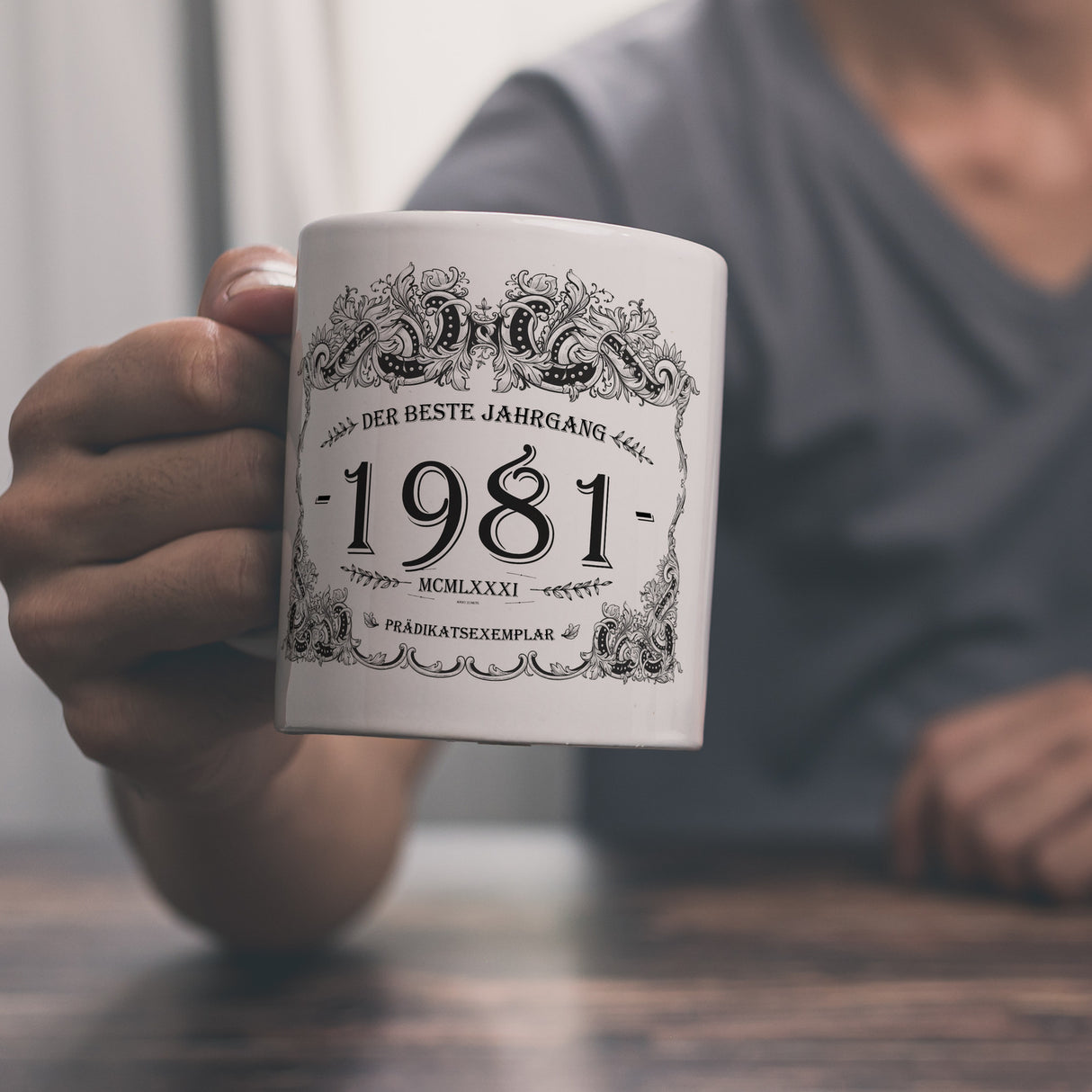 1981 der beste Jahrgang Kaffeebecher