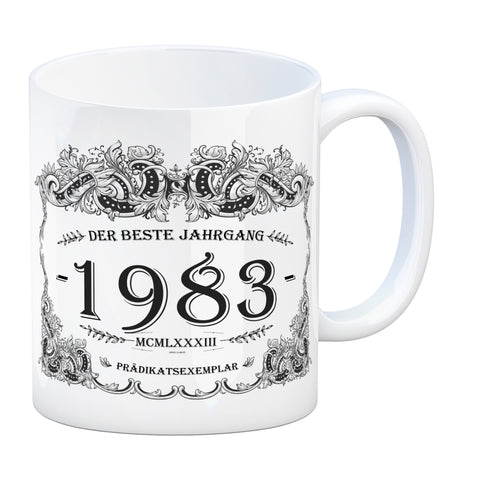1983 der beste Jahrgang Kaffeebecher
