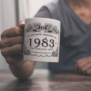 1983 der beste Jahrgang Kaffeebecher