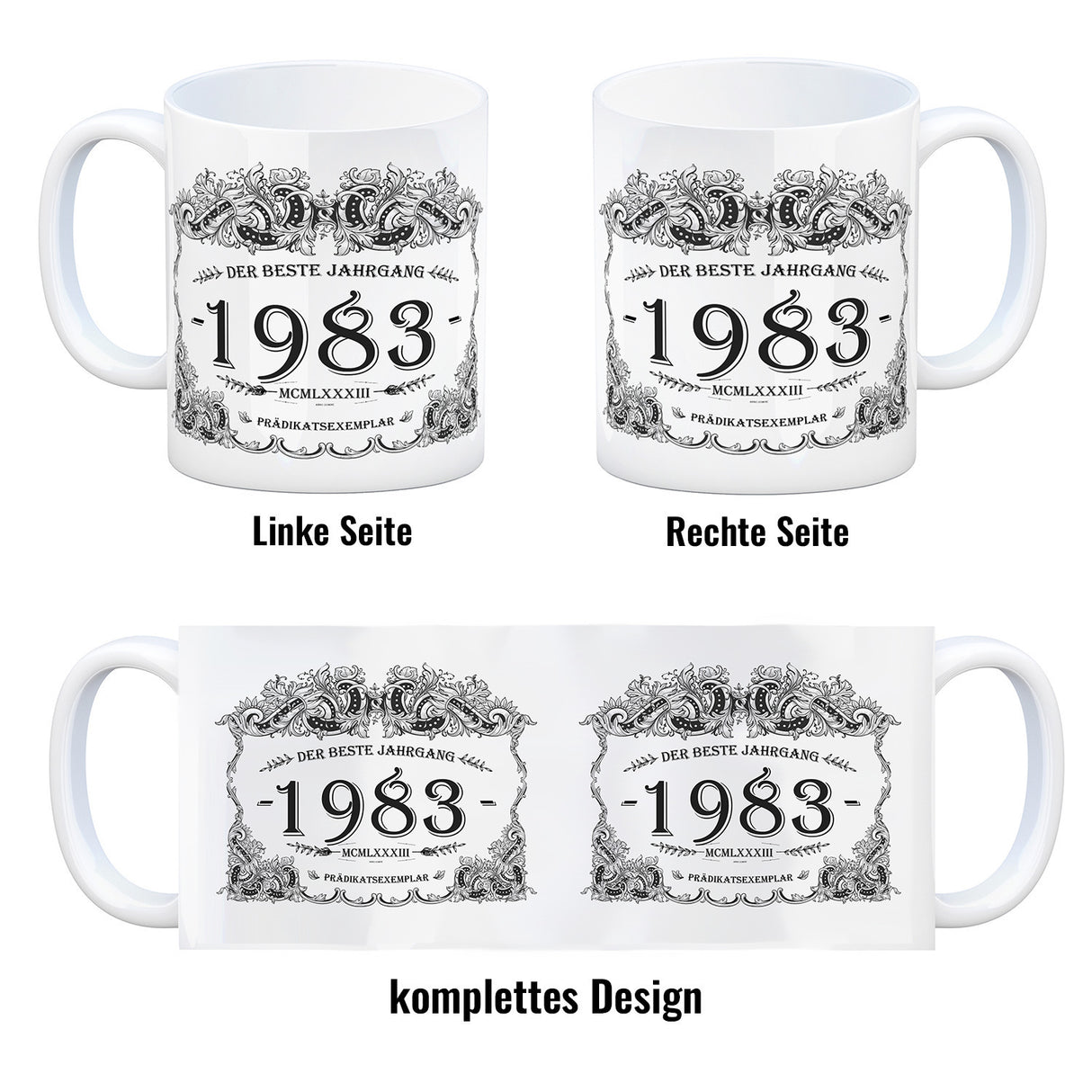 1983 der beste Jahrgang Kaffeebecher