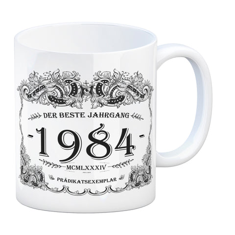 1984 der beste Jahrgang Kaffeebecher