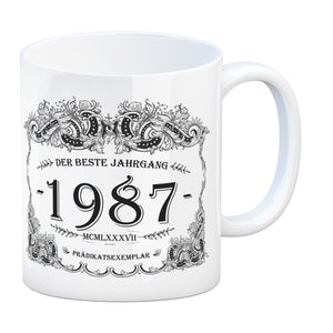 1987 der beste Jahrgang Kaffeebecher