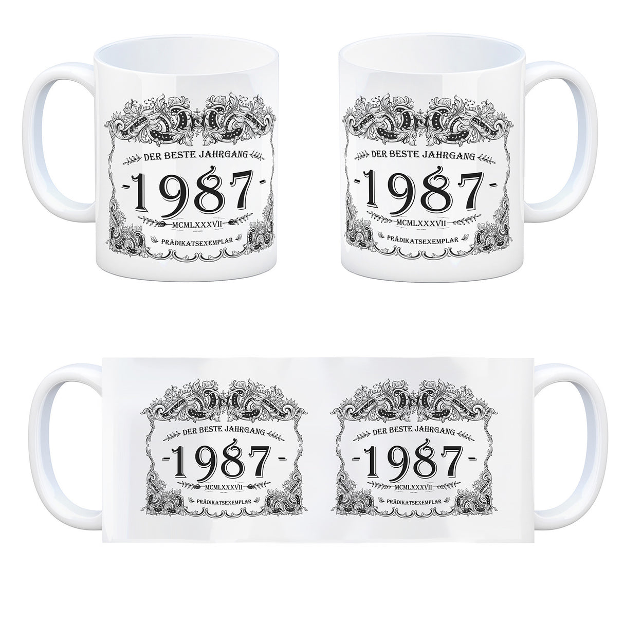 1987 der beste Jahrgang Kaffeebecher
