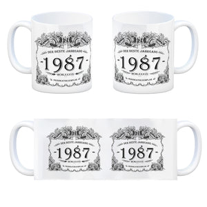 1987 der beste Jahrgang Kaffeebecher