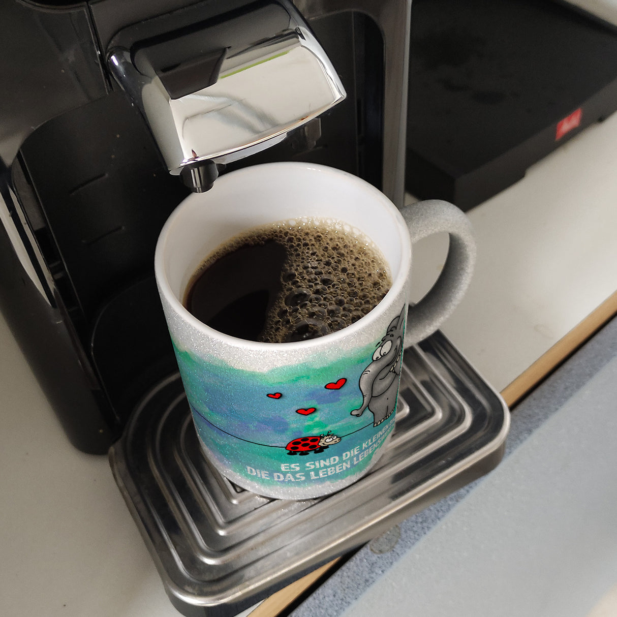 Es sind die kleine Dinge die das Leben lebenswert machen Kaffeebecher