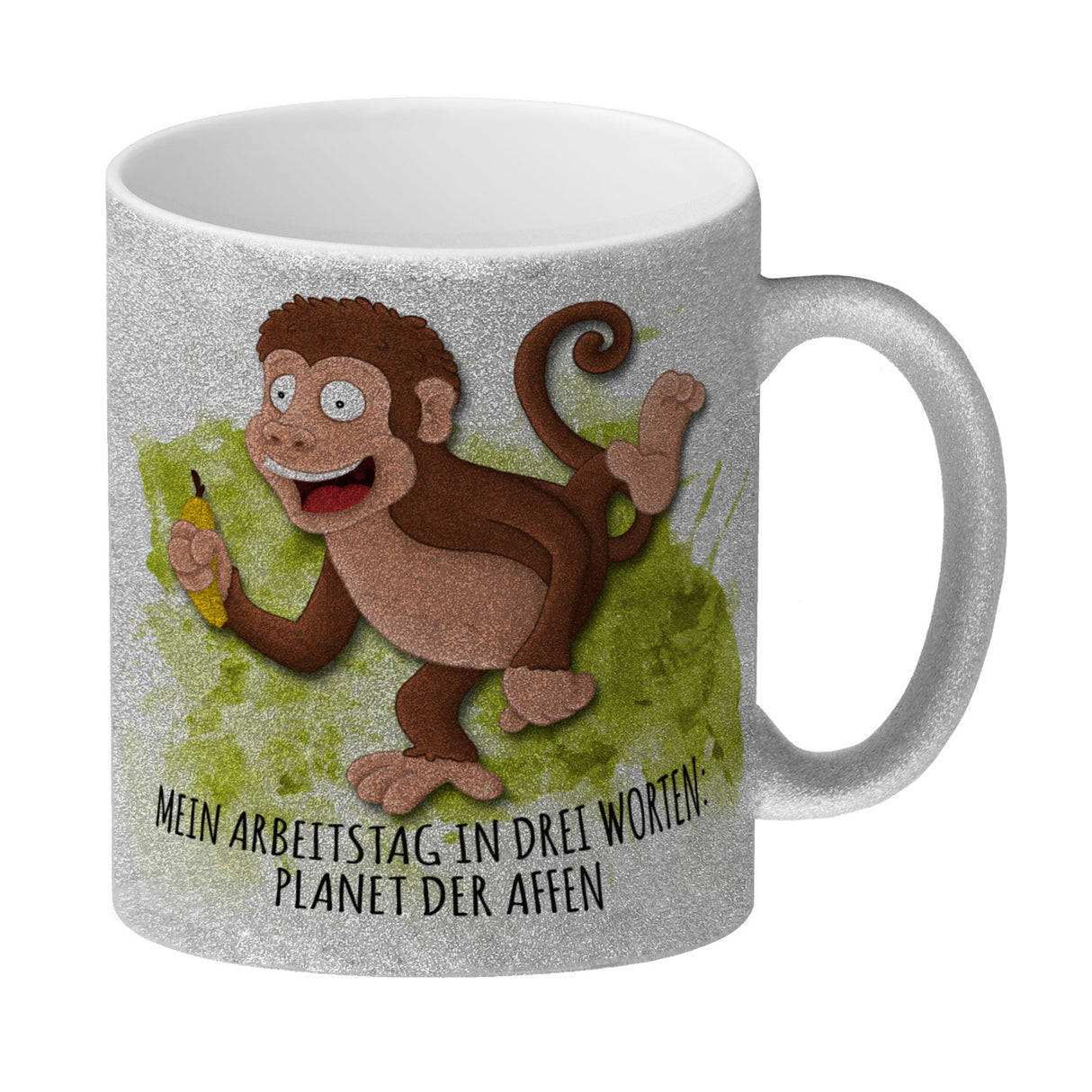 Mein Arbeitstag in drei Worten: Planet der Affen Kaffeebecher