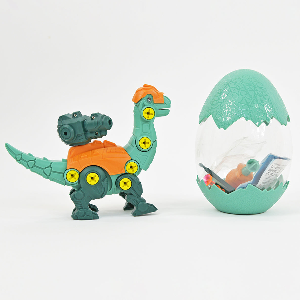 DIY Brachiosaurus Robo-Dino Spielzeug mit Katapult