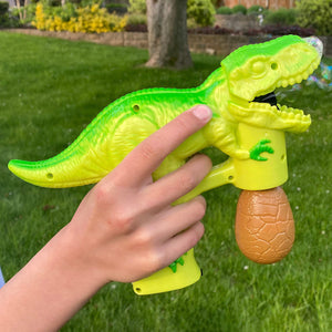 Tyrannosaurus-Rex Seifenblasenpistole mit Licht, Sound und Seifenlauge