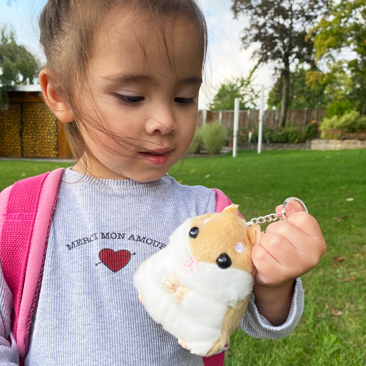 Hamster Schlüsselanhänger aus Plüsch