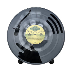 DJ Vinyl Dekoartikel aus einer echten Schallplatte in zufälliger Ausführung