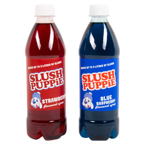 SLUSH PUPPiE Blaue Blaue Himbeere & Erdbeere Sirup für je 3 Liter Slush