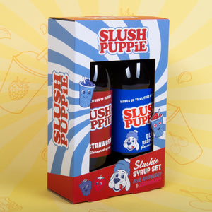 SLUSH PUPPiE Blaue Blaue Himbeere & Erdbeere Sirup für je 3 Liter Slush