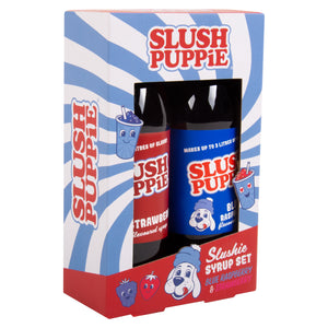 SLUSH PUPPiE Blaue Blaue Himbeere & Erdbeere Sirup für je 3 Liter Slush