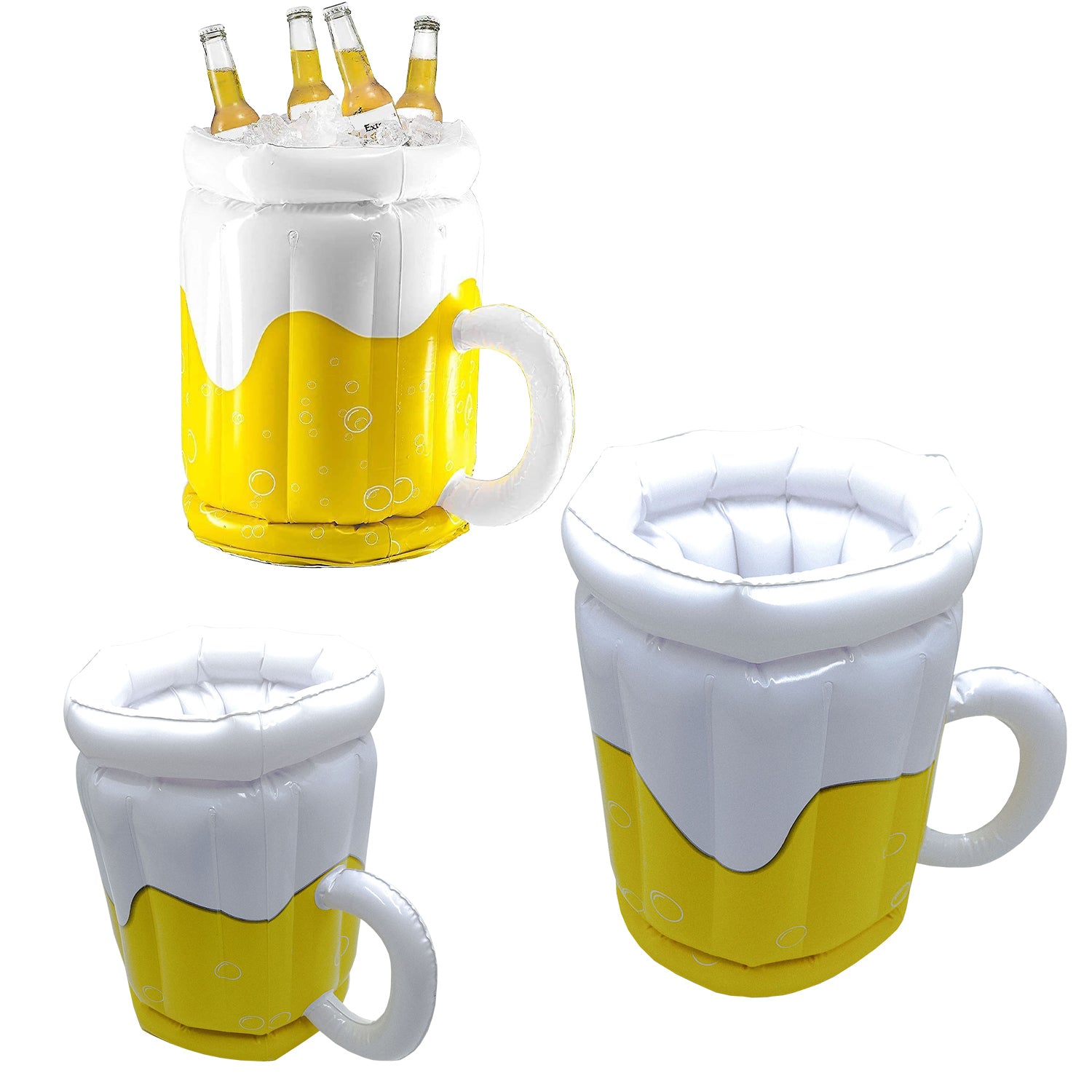 Boland Aufblasbarer Bierkrug – Getränkekühler & Deko, Ca. 46x42 Cm, Für Poolpartys