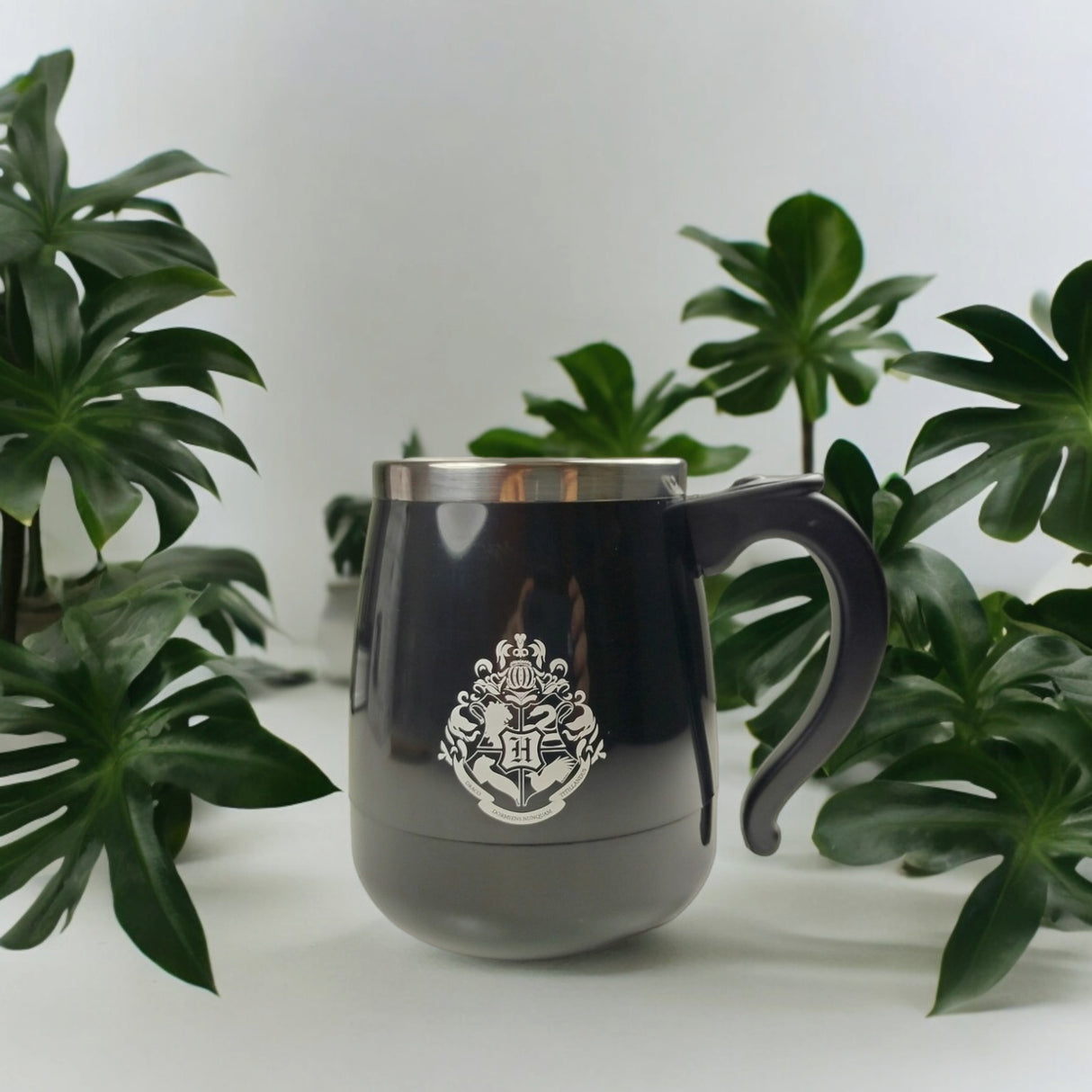 Harry Potter Kaffeebecher Fanartikel selbstrührende Hogwarts Tasse mit Zauberstab