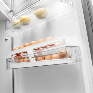 Eierhalter für Kühlschrank Organizer automatisch rollender Eierspender für 12-14 Eier