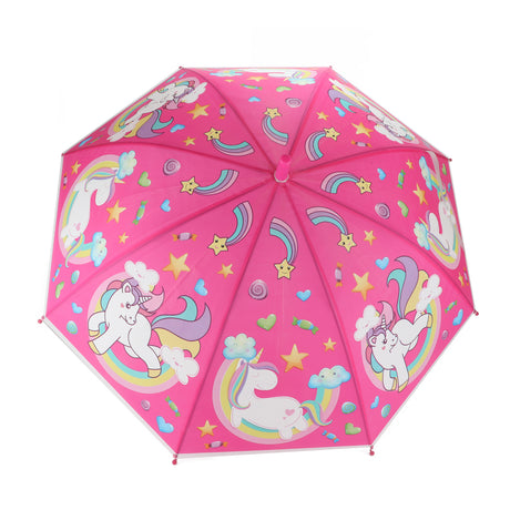 Einhorn Regenschirm für Kinder Unicorn Kinderregenschirm