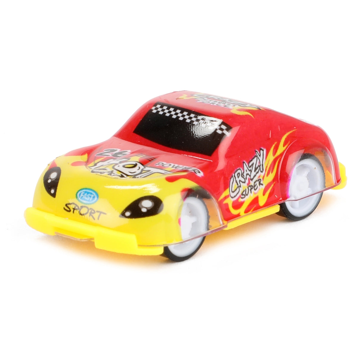 Rallye Spielzeugautos Rennautos mit Friktionsmotor im 12er-Set
