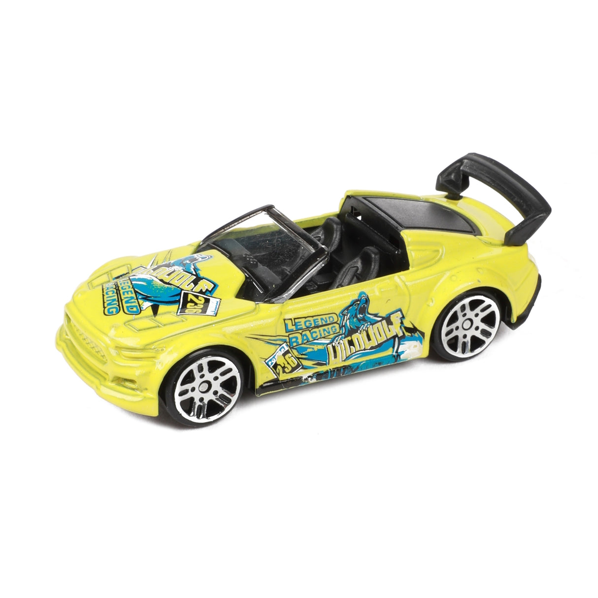 LKW Spielzeugauto mit 6 Sportwagen in bunten Farben