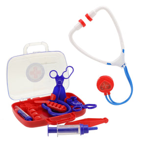 Arztkoffer Spielzeug für Kinder Doktorkoffer mit 10 Werkzeugen in Weiß oder Rot