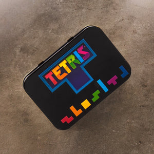 Tetris Arcade Spielekonsole in der Metalldose mit Sound