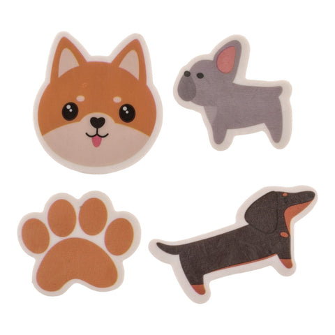 Hunde Radiergummi Dog Radierer im 4er Set
