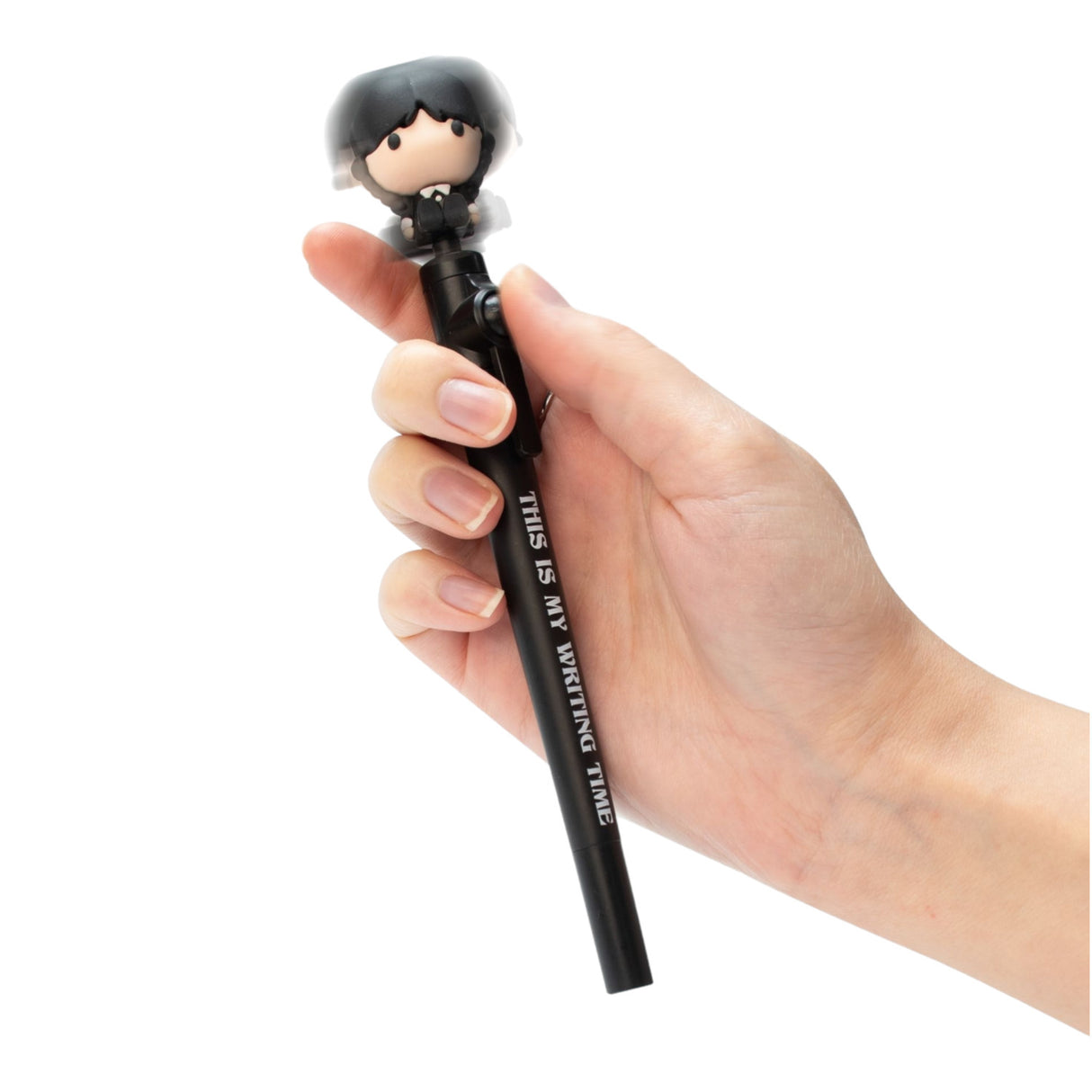 Wednesday Addams Fidget Kugelschreiber mit abnhembarer Figur