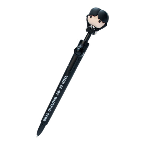 Wednesday Addams Fidget Kugelschreiber mit abnhembarer Figur