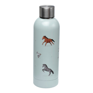 Willow Farm Pferde Thermo Trinkflasche schöne Wasserflasche für Mädchen