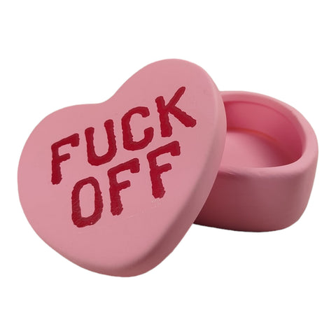 Fuck Off Aufbewahrungsbox Valentinstag Deko Herzbox