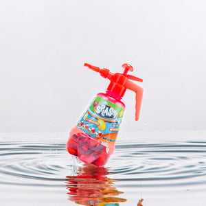 Splash Wasserballonpumpe in zufälliger Farbe mit ca. 100 Wasserbomben