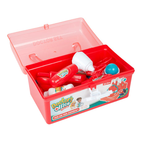 Arztkoffer Spielzeug Doktor-Koffer mit Stethoskop und Zubehör