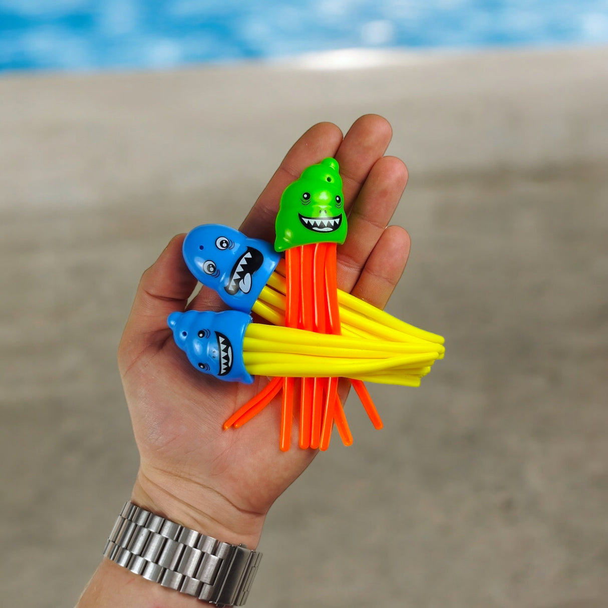 Splash Oktopus Tauchspiel Tauchringe für Kinder im 6er-Set
