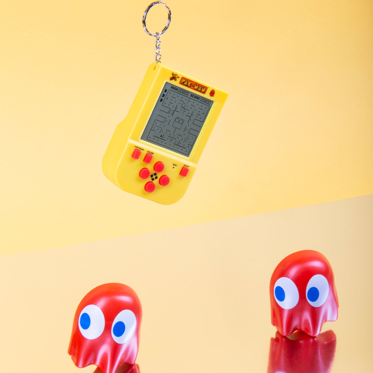 Pac-Man Retro Arcade Spiel Schlüsselanhänger mit Sound